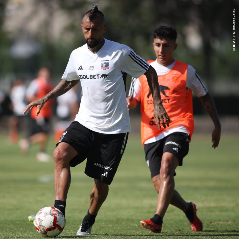 Arturo Vidal hará su redebut en Colo Colo frente a Everton. (@ColoColo)