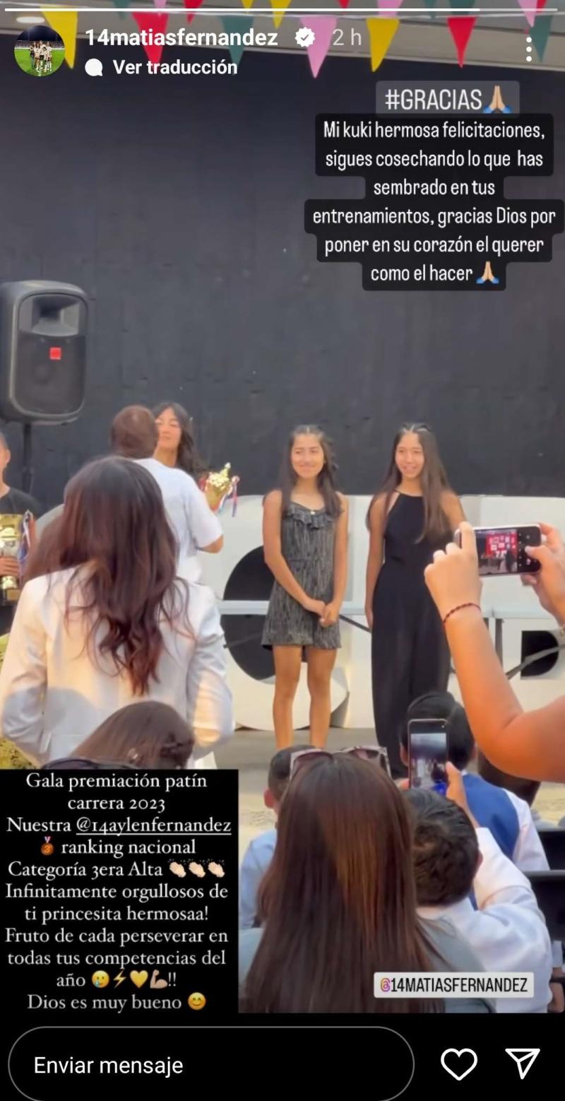 El nuevo logro de la hija de Matías Fernández, Aylén / Instagram