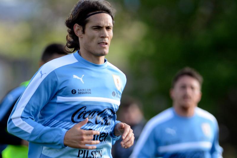 Edinson Cavani fue dirigido por Jorge Almirón en Boca - Crédito: Photosport.