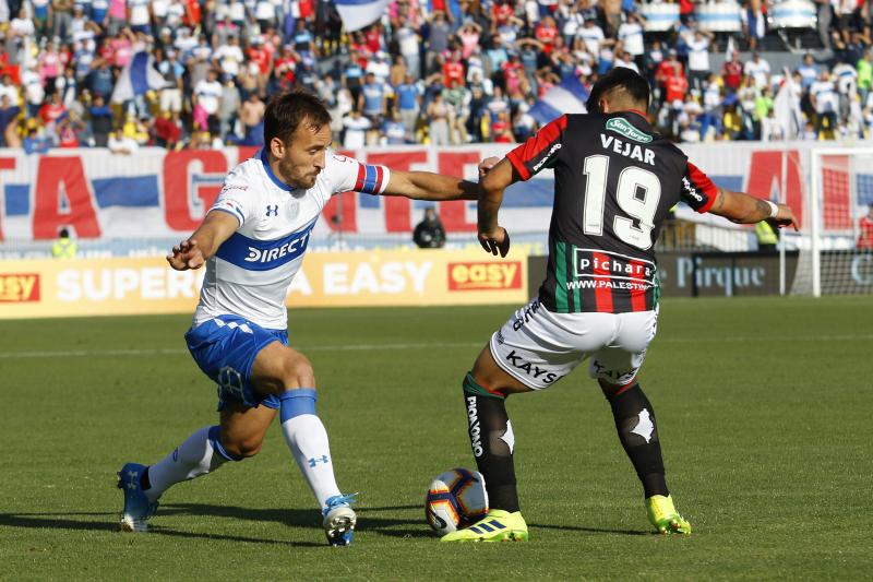 Bryan Vejar sería el nuevo refuerzo de la UC para la temporada 2024. Imagen: Photosport.