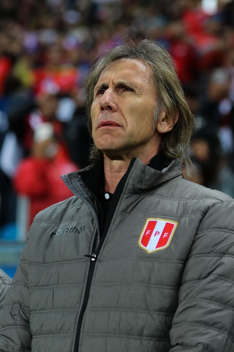 Ricardo Gareca llega a la Roja tras buenas campañas con la selección de Perú - Créditos: Photosport