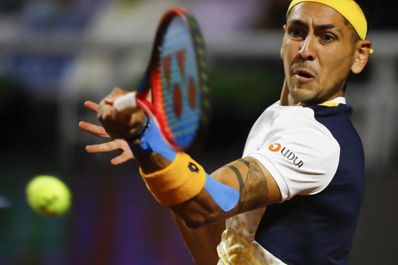 Alejandro Tabilo se metió en la final del ATP de Auckland. Imagen: Photosport.
