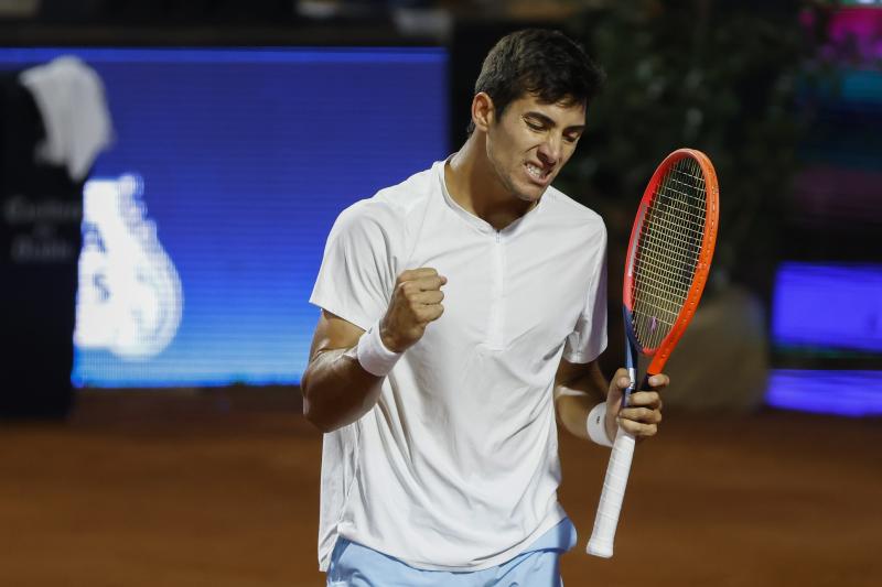 Cristian Garin viene de ser eliminado en la primera ronda del Australian Open. Imagen: Photosport.