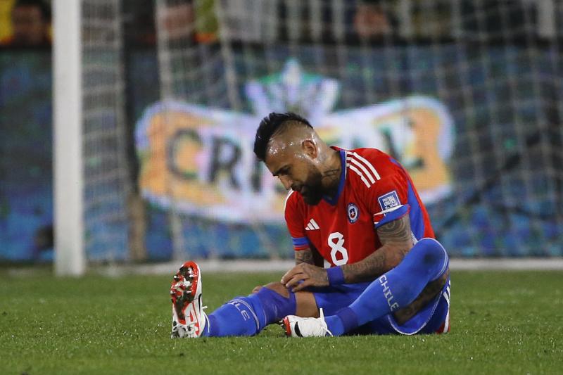 Arturo Vidal ha estado lejos de las canchas desde el 13 de septiembre de 2023, cuando se lesionó jugando por la Roja ante Colombia - Créditos: Photosport