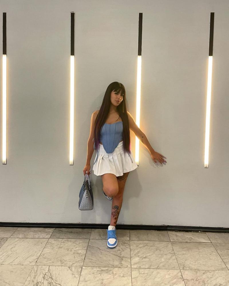 Ella es Eskarcita, la influencer que le declaró su amor a Brayan Cortés / Instagram