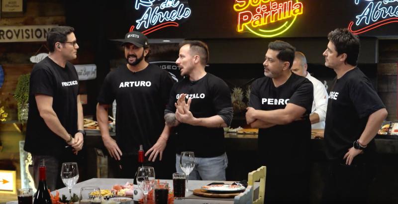 Arturo Longton y Gonzalo Egas en Socios de la Parrilla