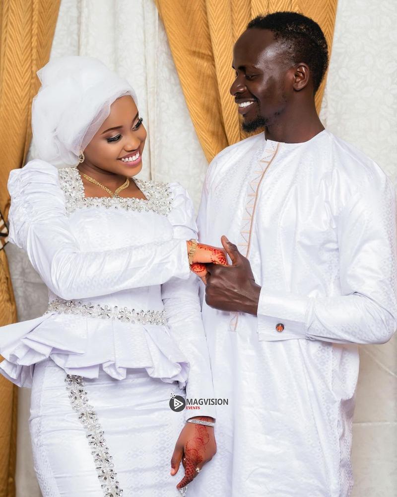 Aisha Tamba de 19 años habló de su matrimonio con Sadio Mané - Créditos: @magvision_evens_officiel