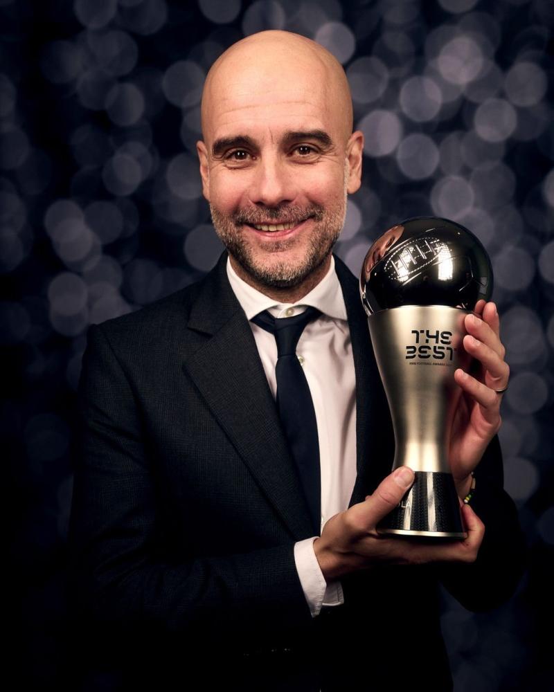 Pep Guardiola se quedó con el The Best como mejor DT - Créditos: FIFA
