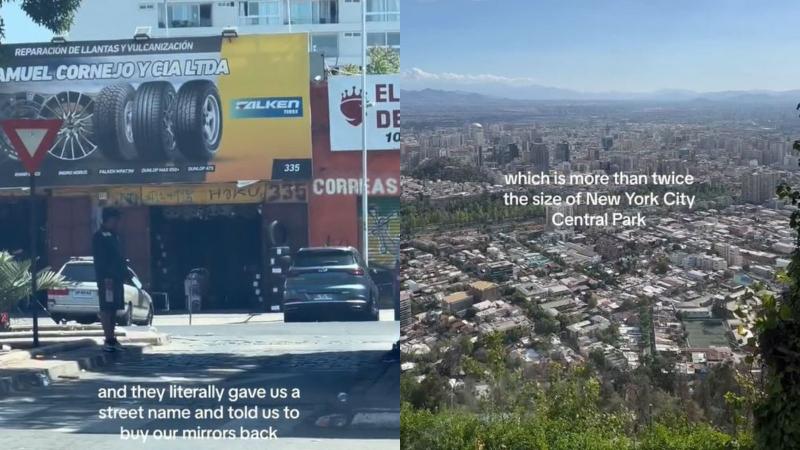 TikTok - Extranjeras sufren robo de espejos en Santiago