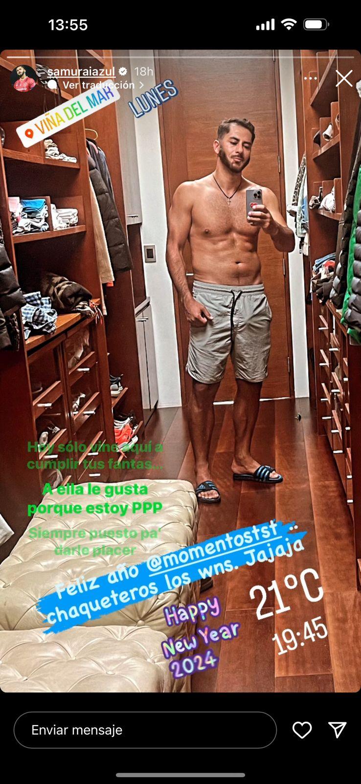 Johnny Herrera respondió a los memes presumiendo su trabajado físico. (Instagram)