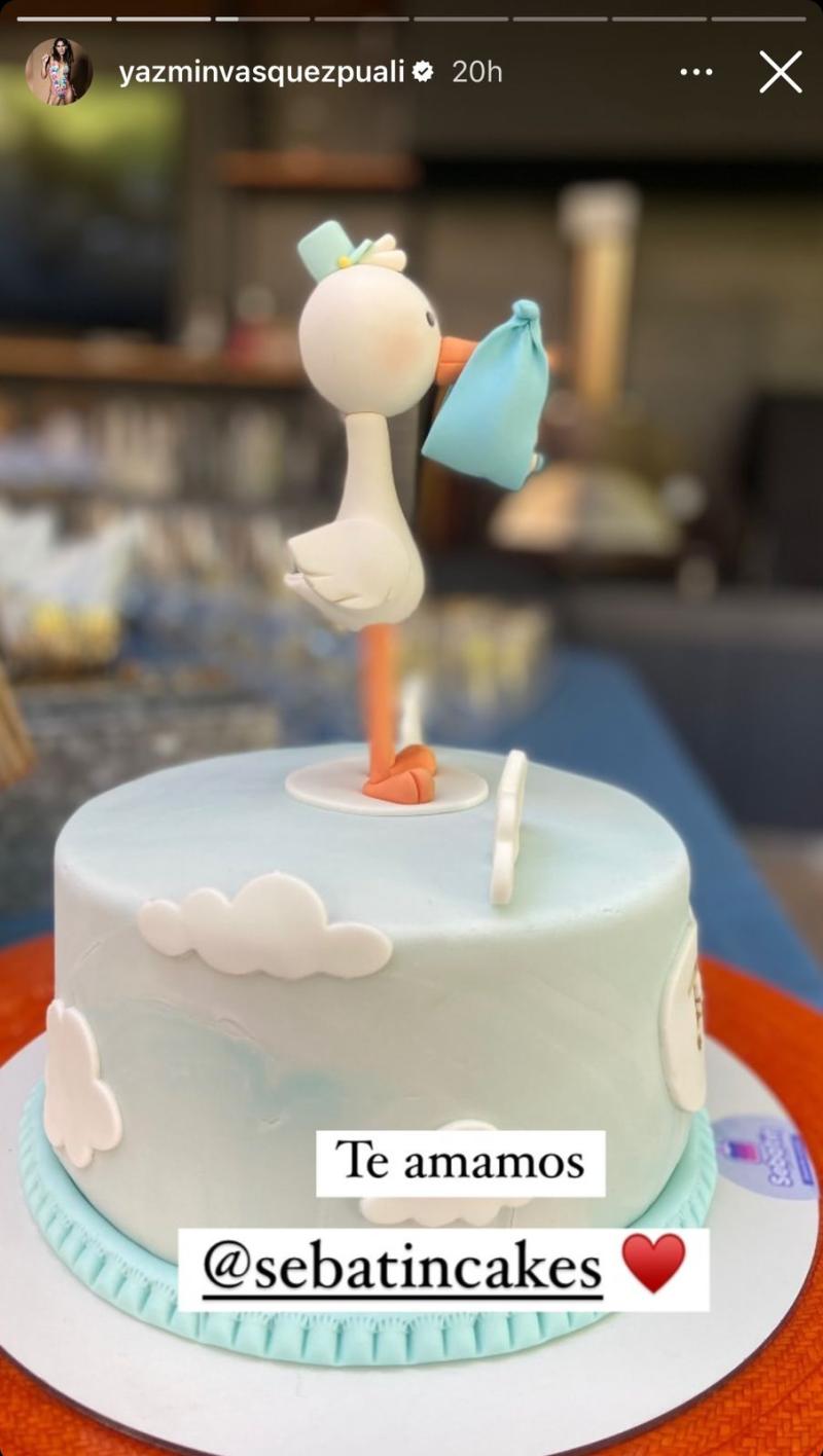 Instagram - Torta del baby shower de Soledad Onetto