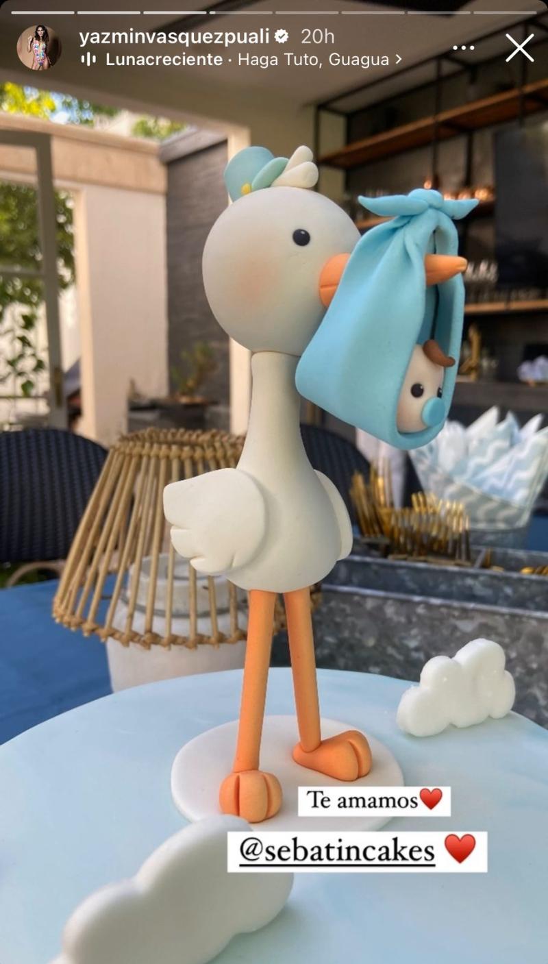 Instagram - Torta del baby shower de Soledad Onetto