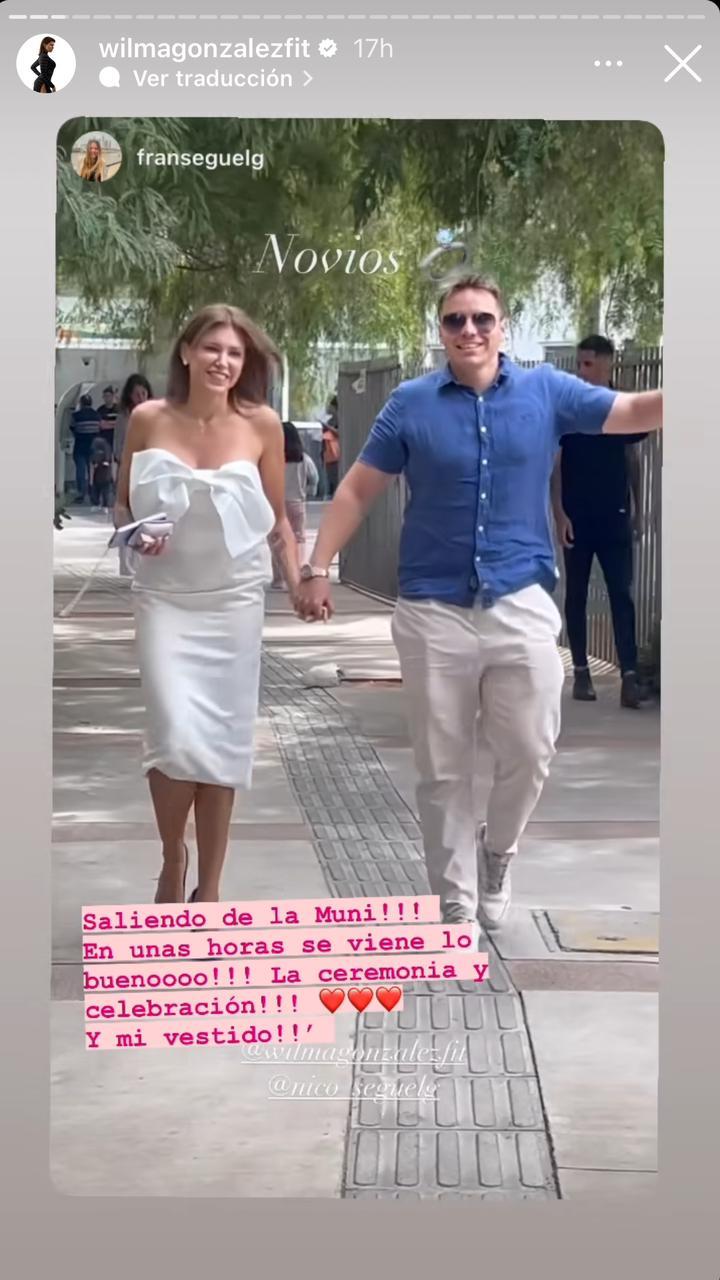 Instagram - Wilma González se casó con Nicolás Seguel