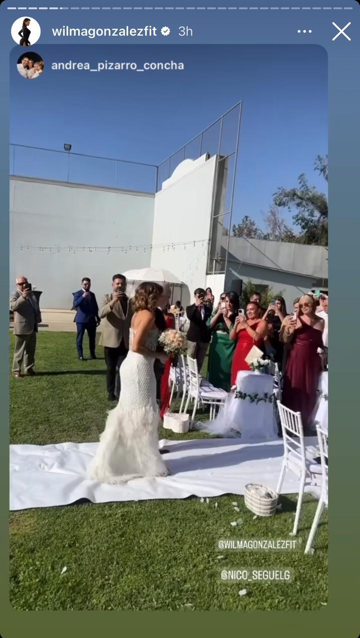 Instagram - Wilma González se casó con Nicolás Seguel