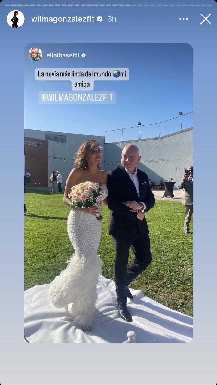 Instagram - Wilma González se casó con Nicolás Seguel