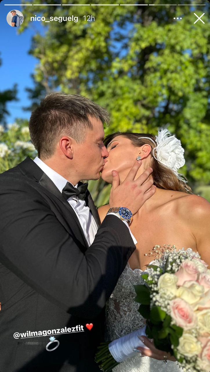 Instagram - Wilma González se casó con Nicolás Seguel