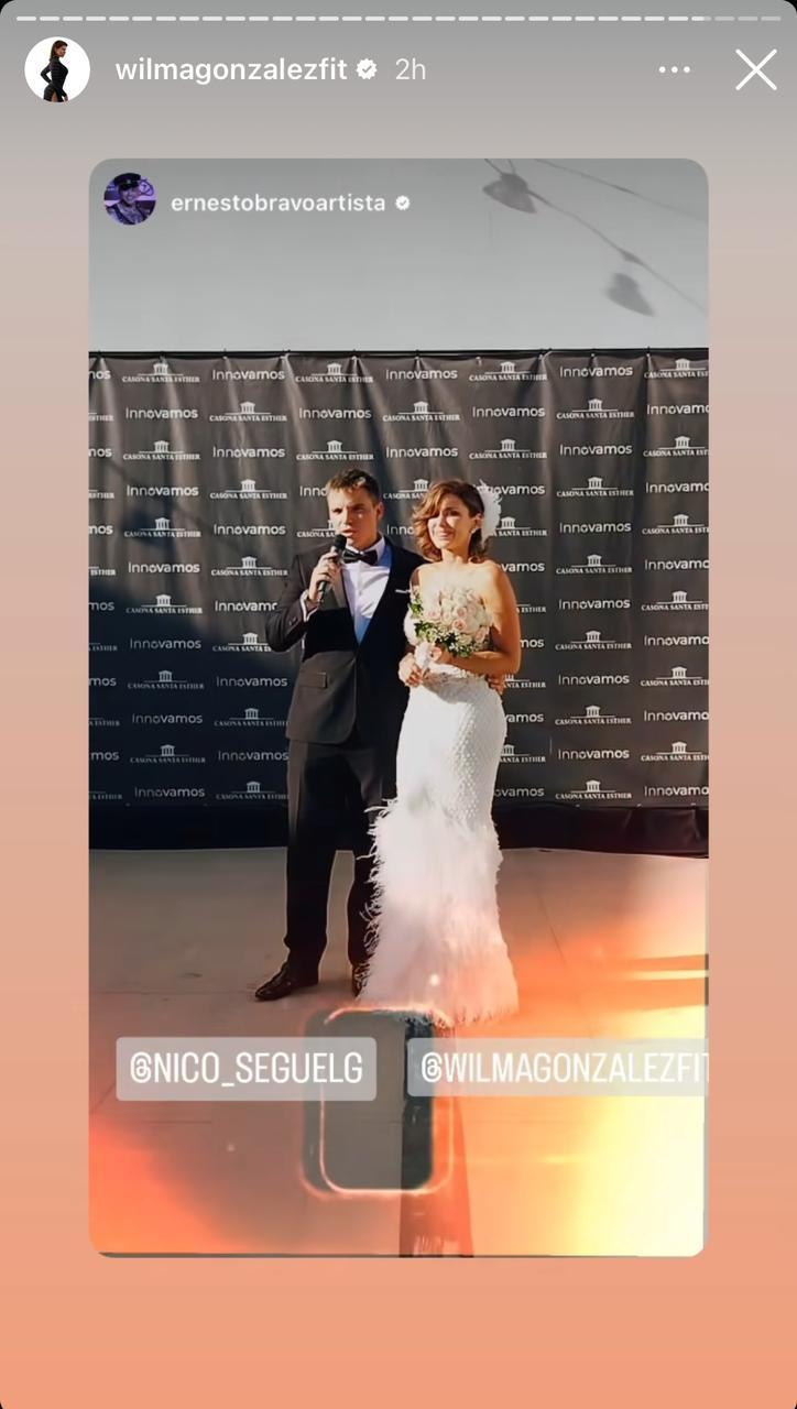 Instagram - Wilma González se casó con Nicolás Seguel