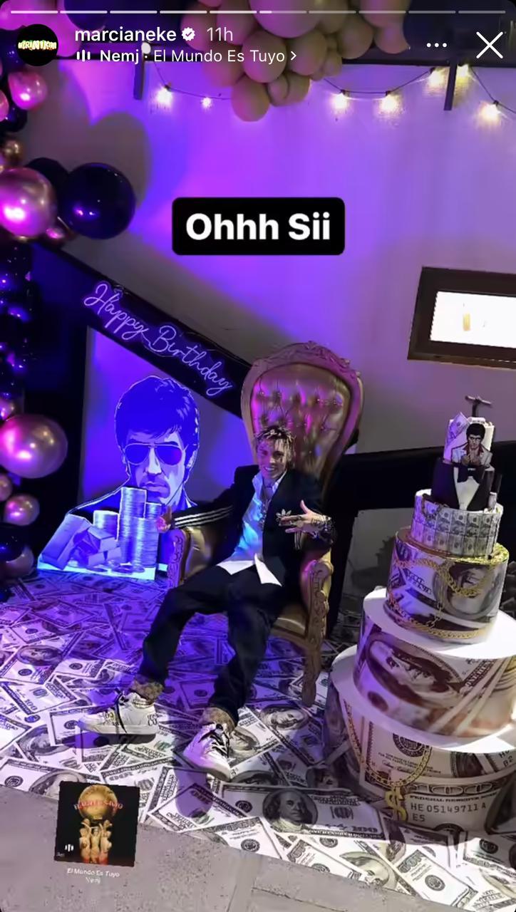 Instagram - Marcianeke celebró su cumpleaños 22