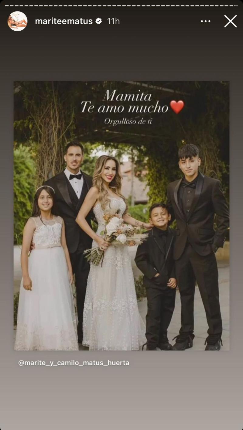 Instagram - Marité Matus y sus hijos