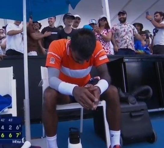 Sumit Nagal se roba todas las miradas en el primer Grand Slam del año - Crédito: Australian Open 2024