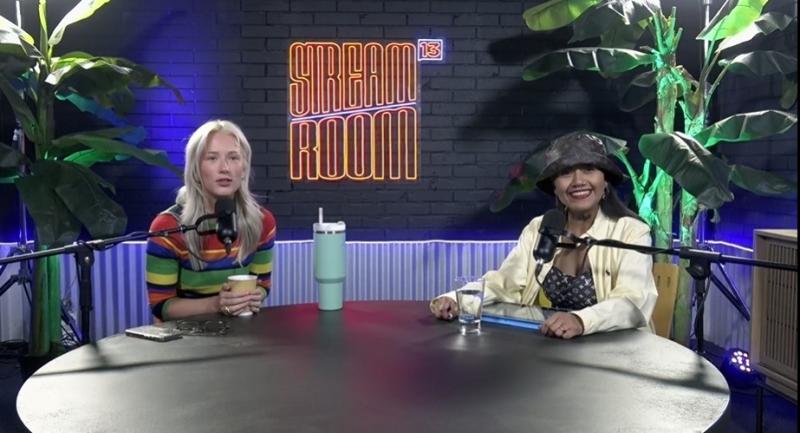 T13 - Vesta Lugg en el "Stream Room" de Canal13.