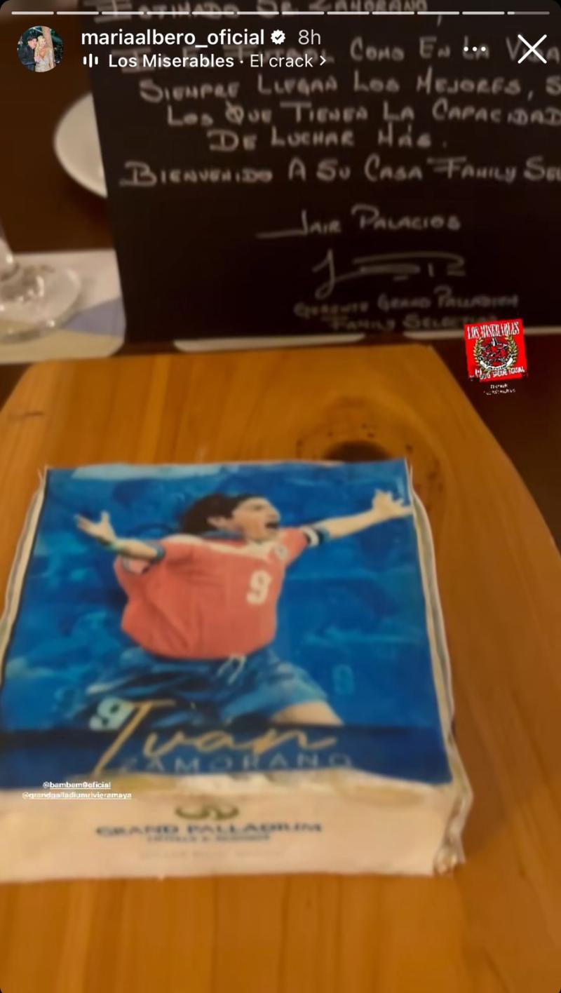 Instagram - Torta de Iván Zamorano