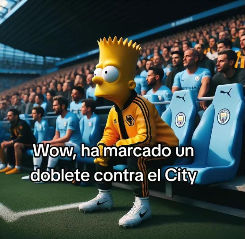 Bart Simpson sigue una carrera de futbolista en redes sociales gracias a la IA - Créditos: Captura