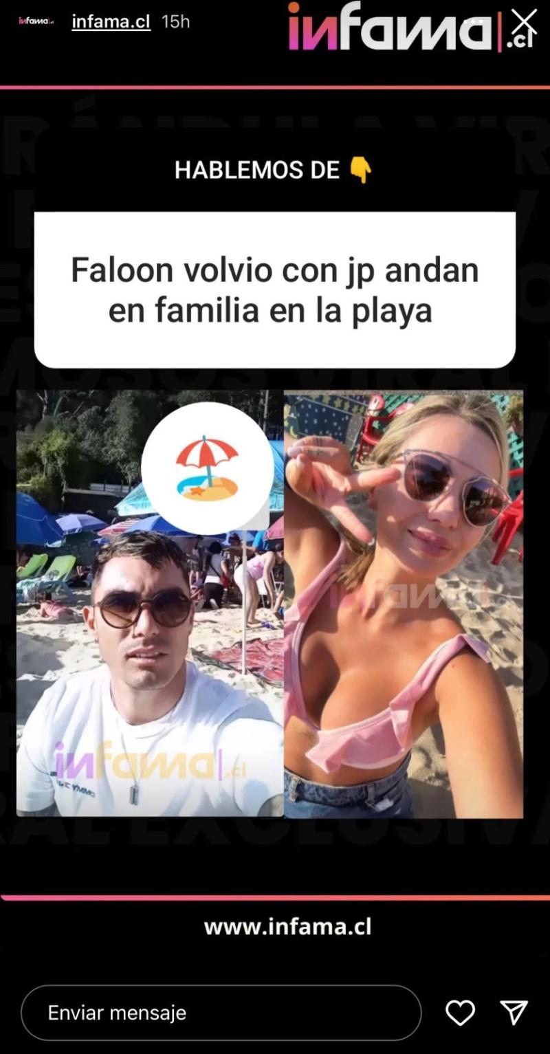 Faloon Larraguibel nuevamente junto a Jean Paul Pineda. (Infama)