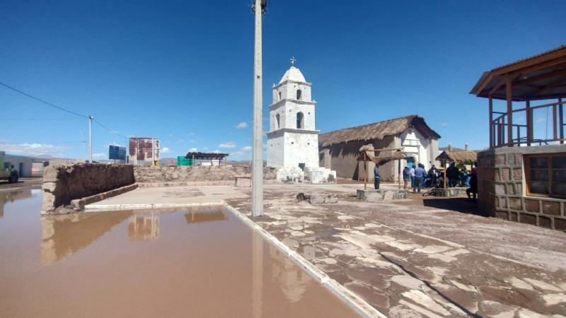 Municipalidad de Colchane - Fuertes lluvias provocaron inundaciones