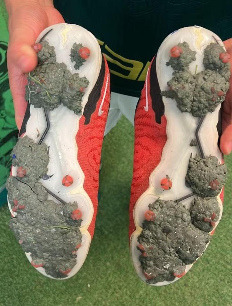 Jugadores de Palmeiras reclaman por el pasto sintético de su estadio y encienden alarmas en la UC. / Foto: Instagram