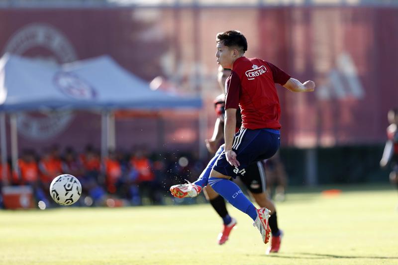 La Roja Sub 23 en su nuevo amistoso - Créditos: Carlos Parra
