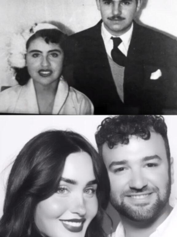 Influencer estadounidense descubre impactante parecido con su abuela chilena