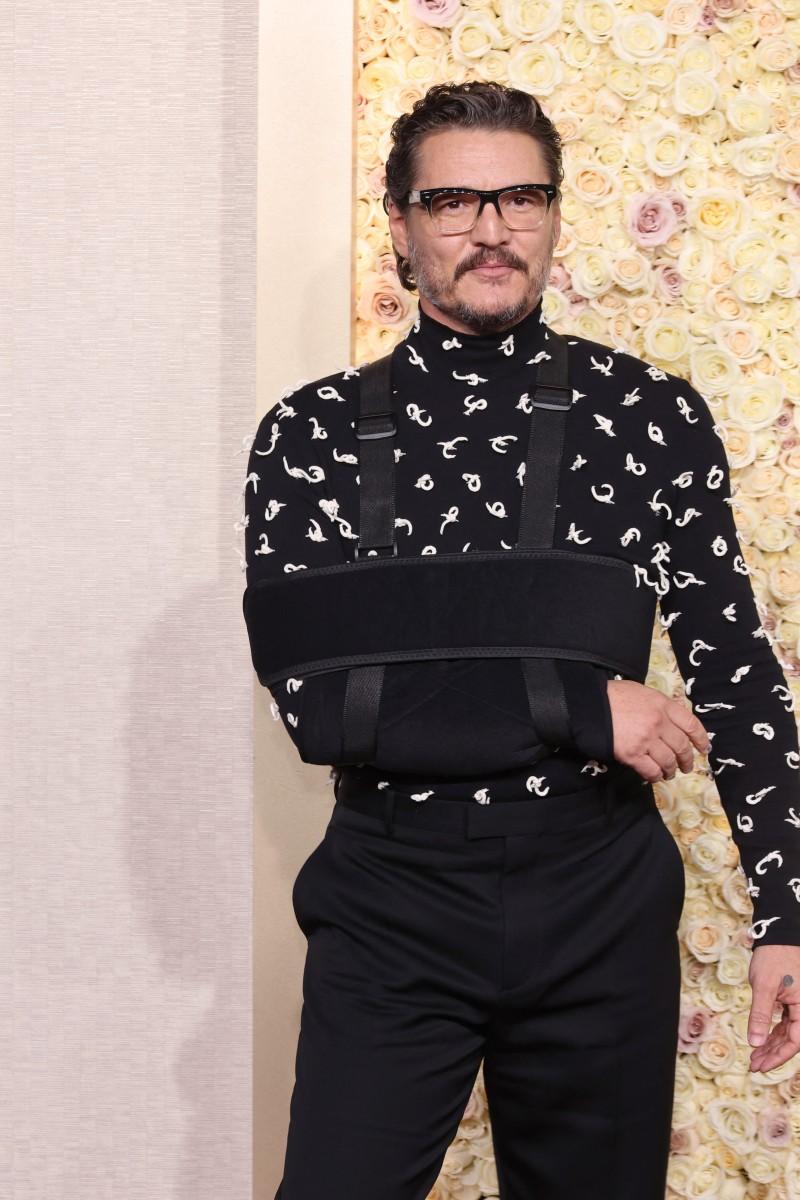 Pedro Pascal apareció en la alfombra roja de los Globos de Oro