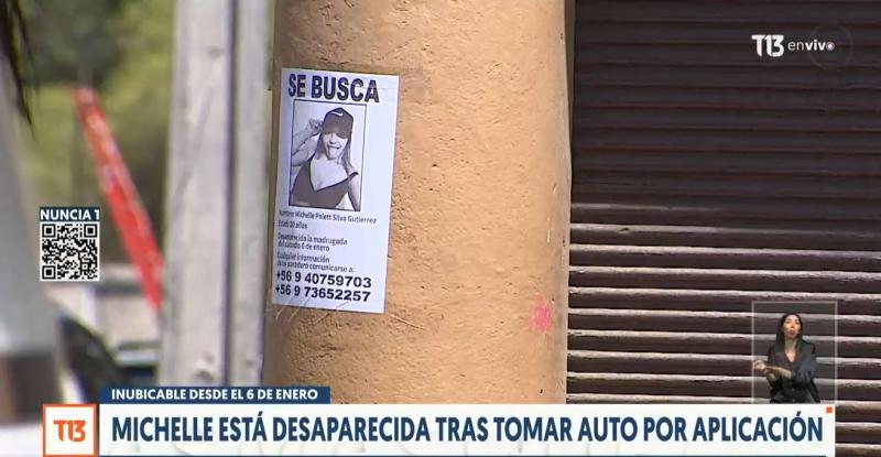 T13 - Jóvenes desaparecidas tras tomar auto por aplicación