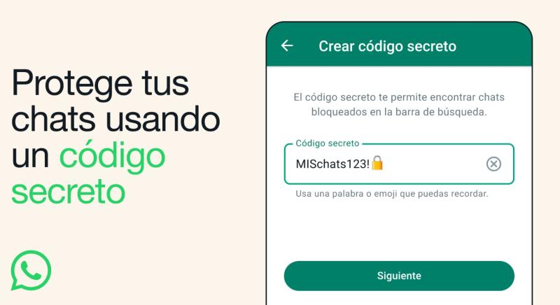 Código secreto para bloqueo de chats en WhatsApp