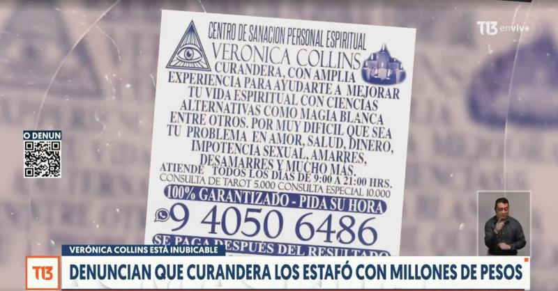 T13 - Denuncian a curandera