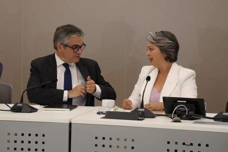 Agencia Uno - Ministro Marcel y Jara por reforma de pensiones
