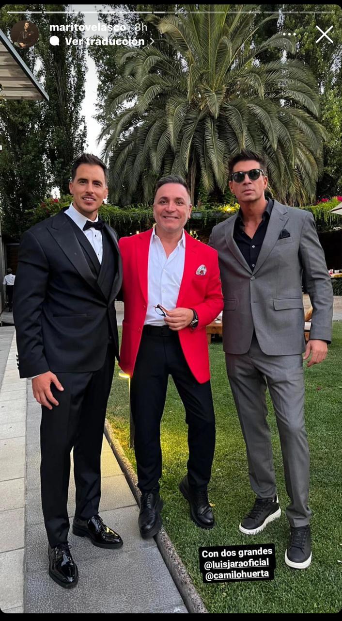 Instagram Mario Velasco - Luis Jara regaló romántico momento a los novios