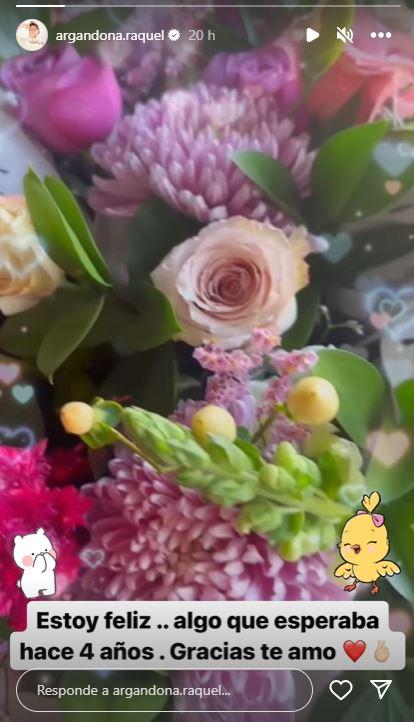 El regalo que confirmaría el acercamiento de Raquel Argandoña y Kel Calderón