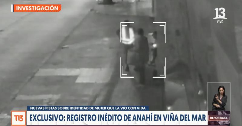 Reportajes T13 - Imágenes exclusivas de la mujer que se reunió con Anahí Espíndola