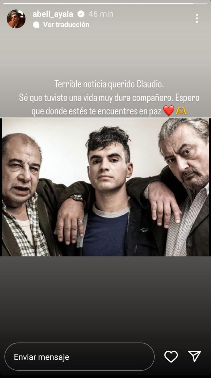 Instagram - Claudio Rissi, "Mario Borges", en "El Marginal"