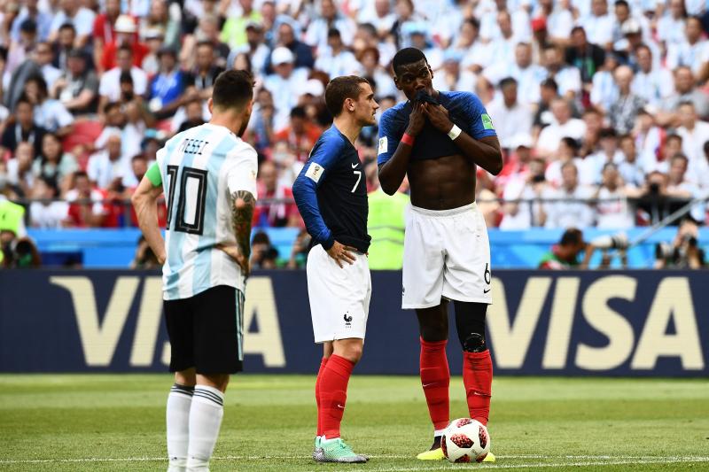 Paul Pogba recibió una dura sanción tras dar positivo por dopaje. / AFP