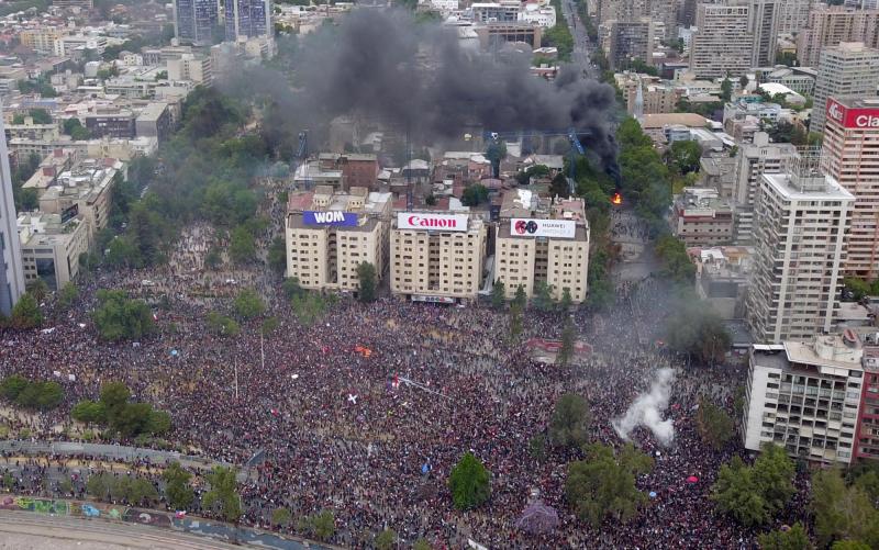 Agencia Uno - Sebastián Piñera enfrentó el estallido social