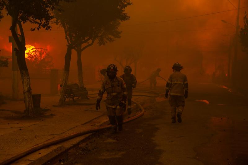 Agencia Uno - Tormenta de fuego en la región de Valparaíso