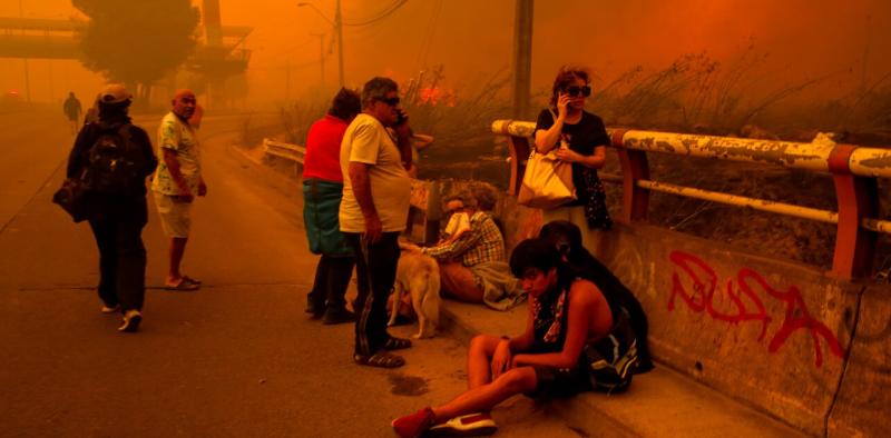 Agencia Uno - Alerta sanitaria en Valparaíso por incendios forestales