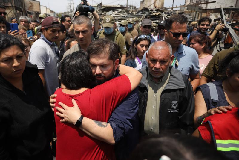 Agencia Uno - El mensaje del Presidente Boric por incendios forestales