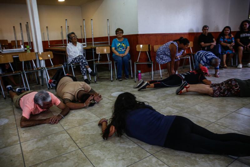 Simulacro de balacera en Lo Prado - Agencia Uno