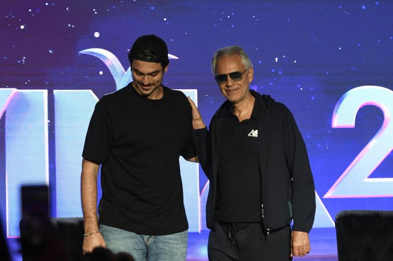 Agencia Uno - Mateo y Andrea Bocelli en la previa de Viña 2024