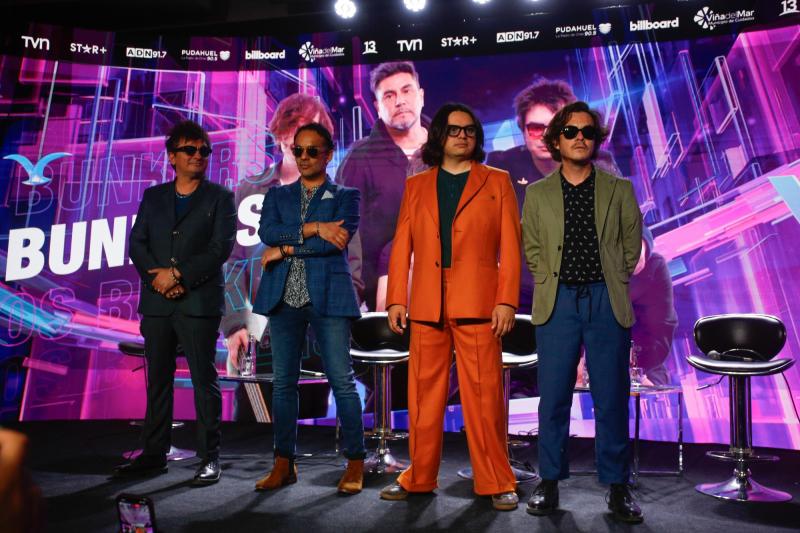 Agencia Uno - Los Bunkers se presentan esta noche en Viña, con Cancamusa en la batería