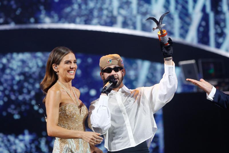 Se llevó todos los premios: Mora triunfa con su presentación en Viña 2024
